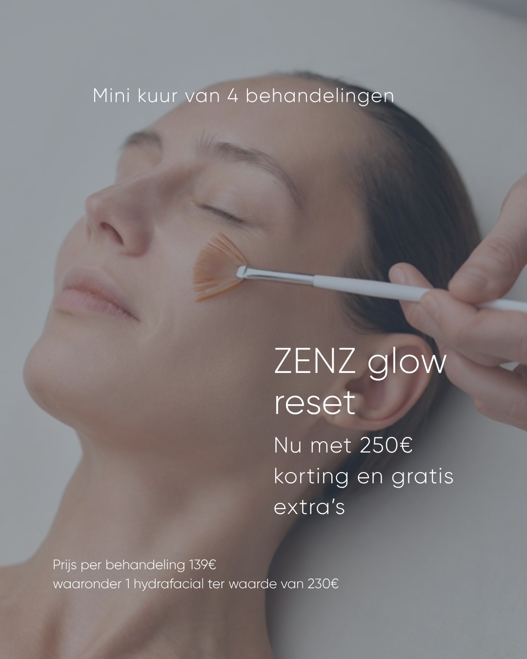 ZENZ Glow reset kuur peeling en Hydrafacial behandeling