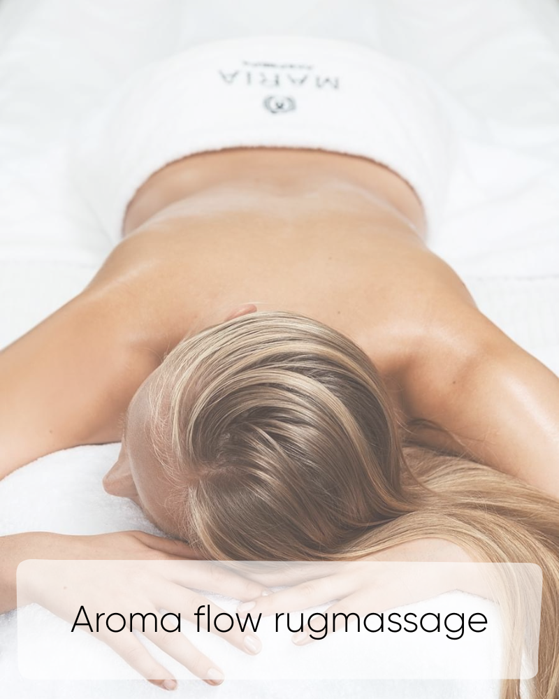 Aroma flow rugmassage