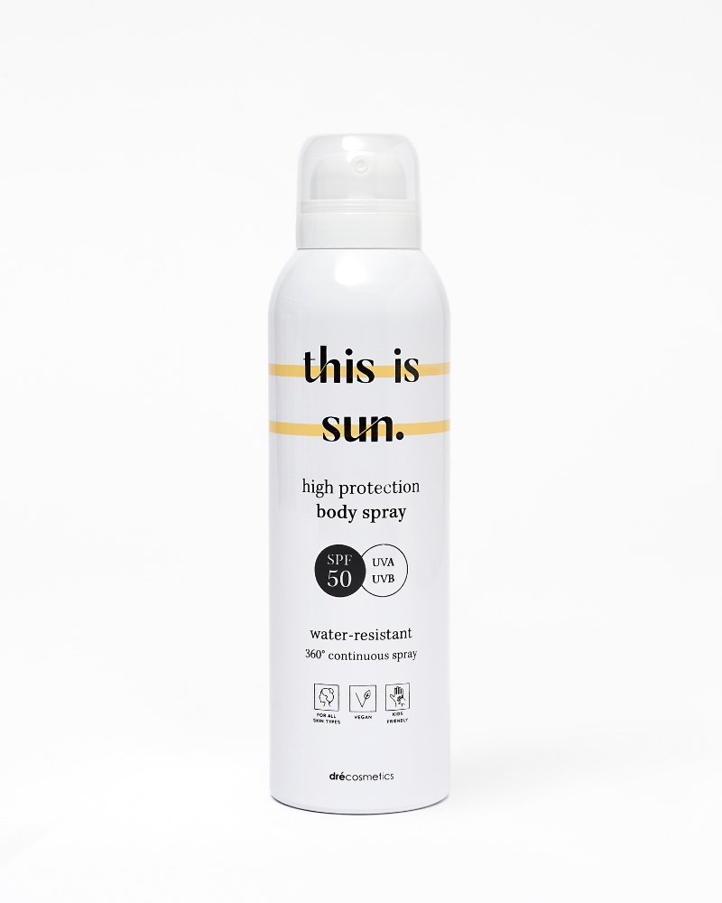 This is us | This is sun body spray spf 50 VERNIEUWD
