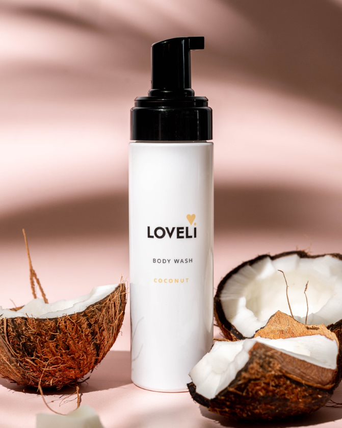 Loveli body wash mousse mini