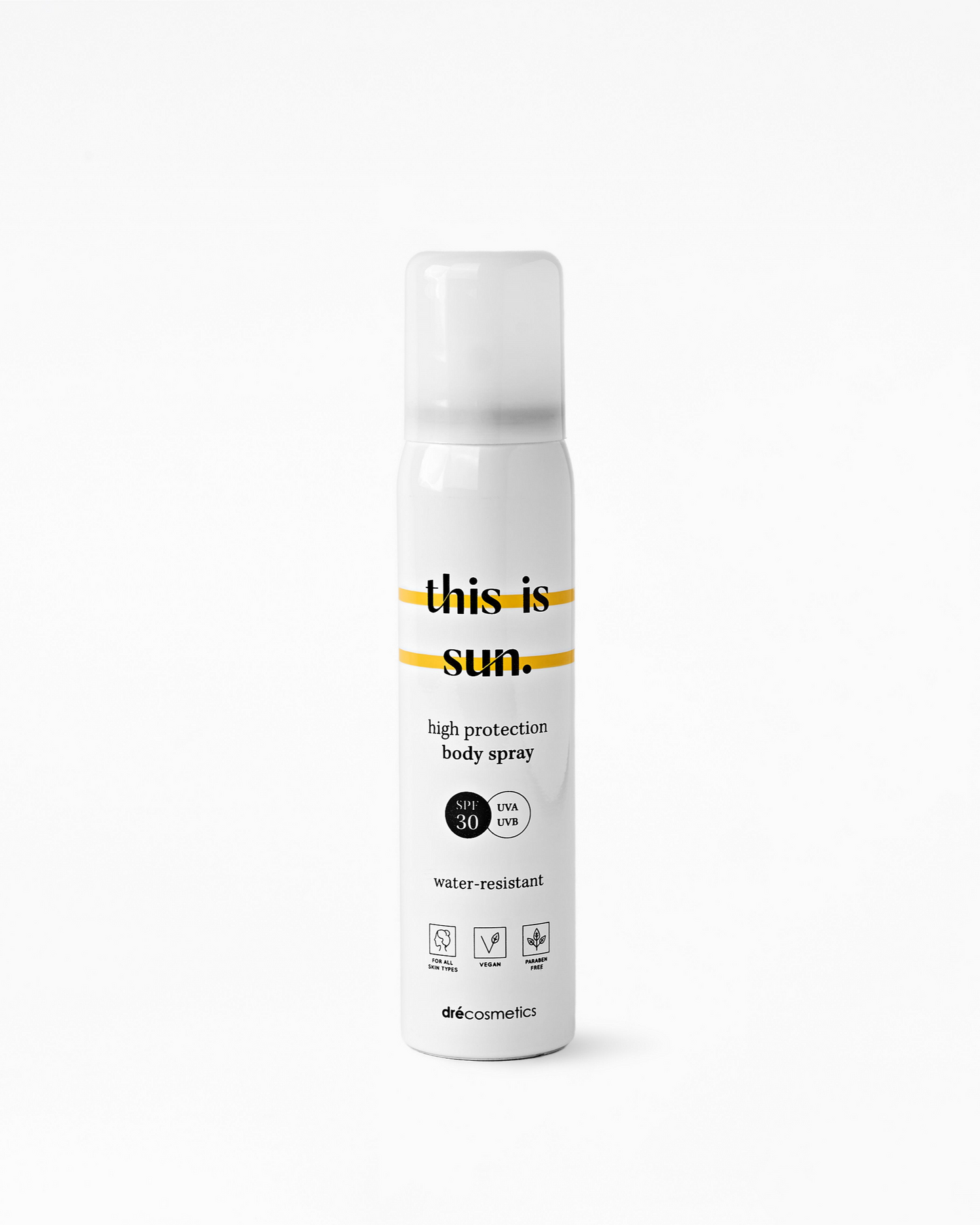 This is us | This is sun body spray factor 30